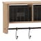Flash Furniture 24" Rustic Brown Wall Mount Coat Rack with Baskets HFMHD-GDI-CRE8-902315-GG - alternate 9